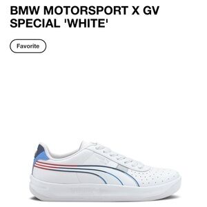 Mens  puma BMW MOTORSPORT X GV SPECIAL 'WHITE' size 7.5